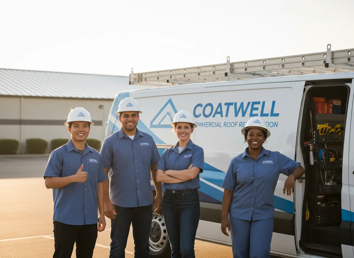 Commercial roof coating company in Milroy, IN